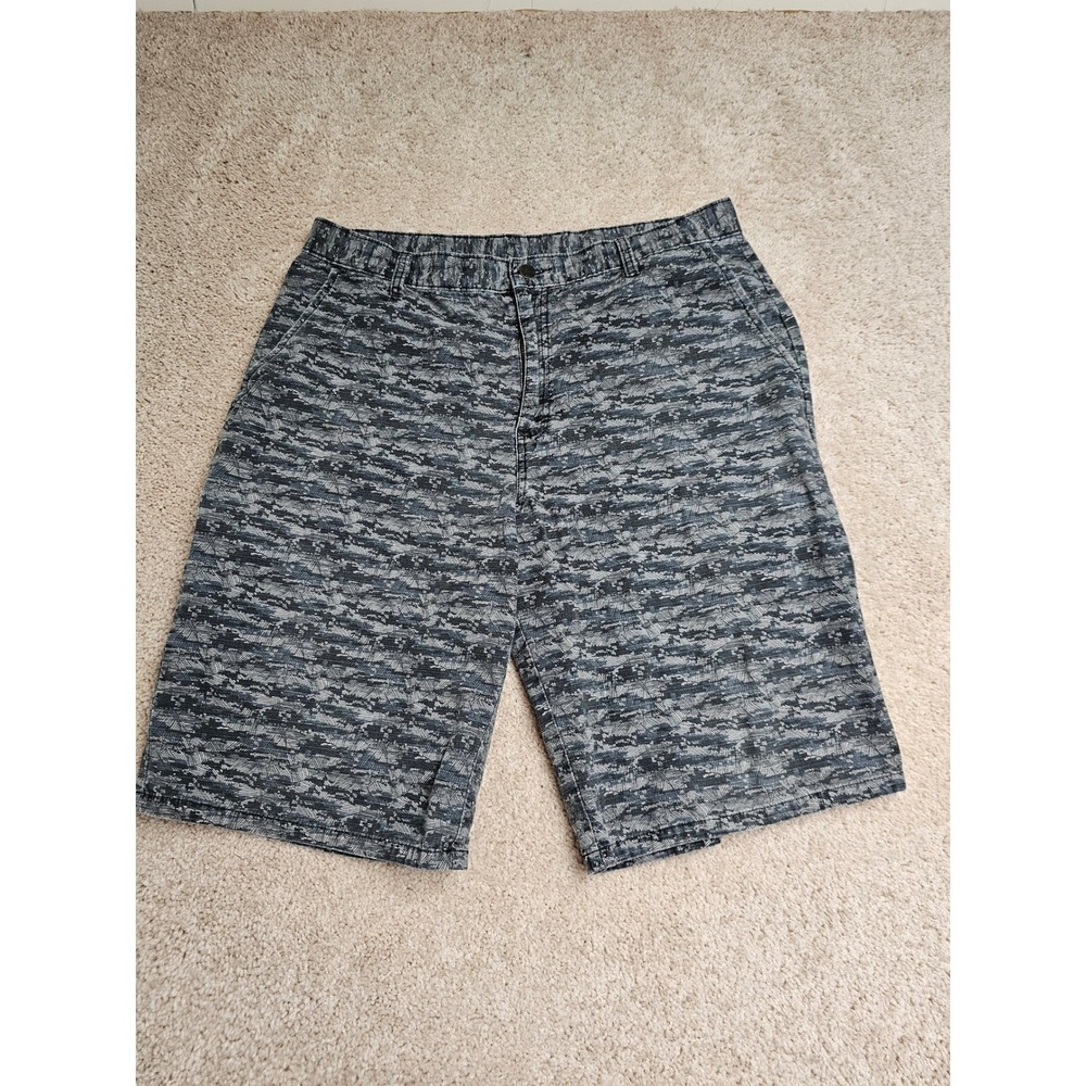 Genuine Dickies Mens Gray Digital Camo Print Cotton Shorts Size 36 GR791RYBC
